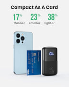 INIU Portable Charger, Smallest 22.5W 10000mAh Power Bank, USB C in/Output Fast Charging 3-Output Mini Battery Pack Charger with Phone Holder for iPhone 16 15 14 13 12 Samsung S23 Google iPad Tablet