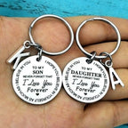 My Son/Daughter I Love You Forever” Keychain – Best Gift for Mom & Dad