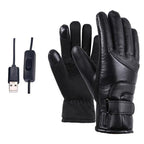 Up To 140°F Electric Waterproof/Snowproof Heated Gloves With Touch Screen Sensor