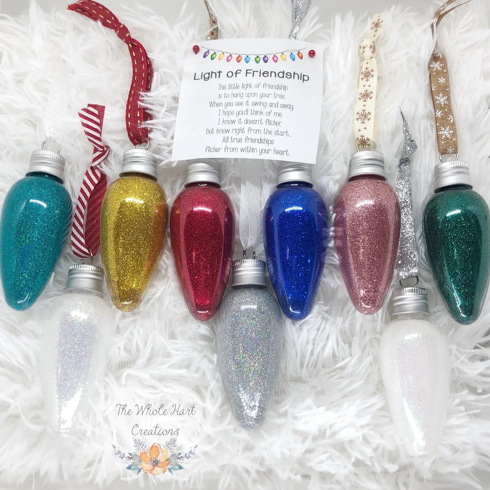 Lights of Friendship Christmas Ornament – Heartfelt Holiday Decoration