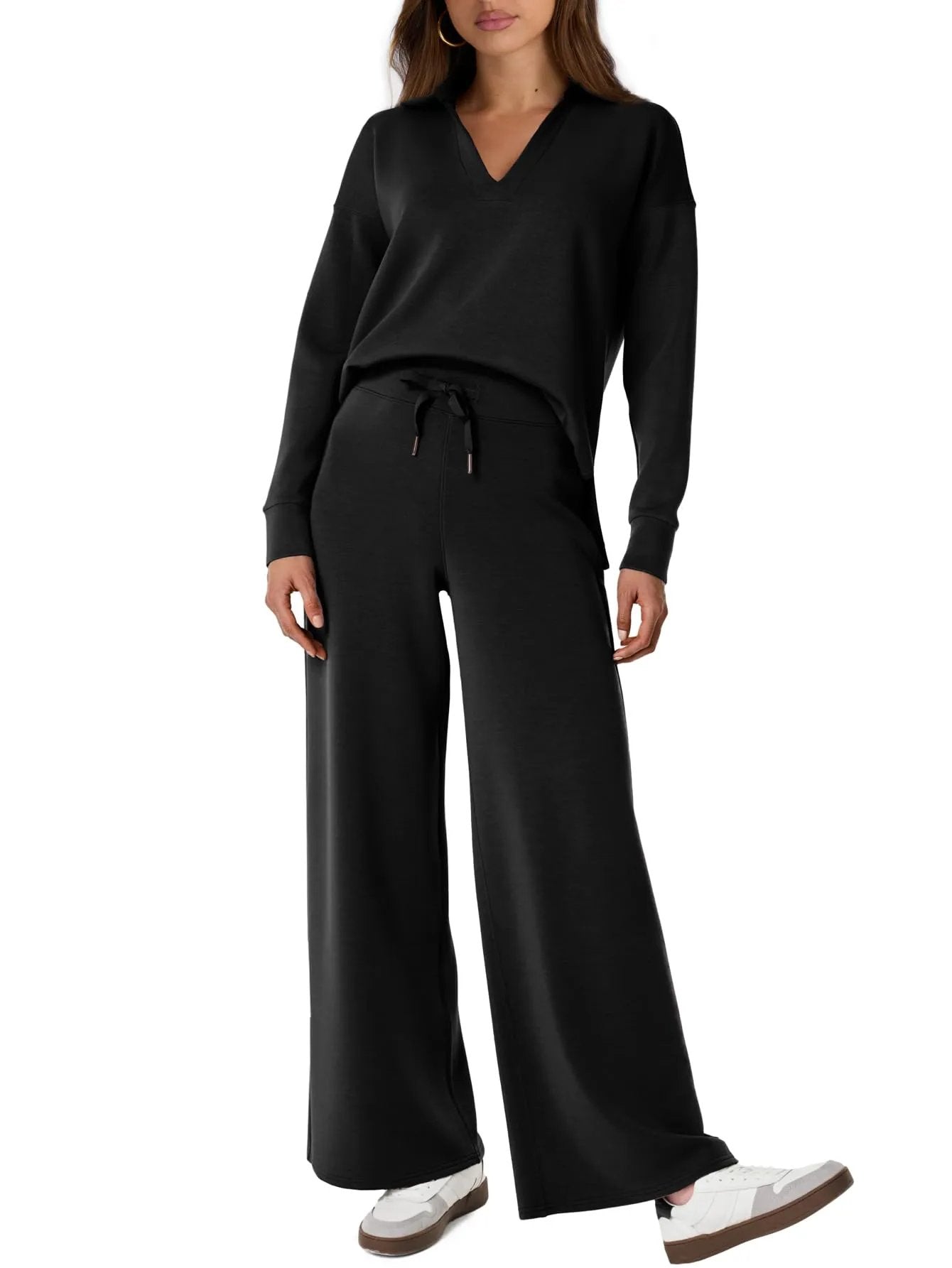 Constituent Women's 2 Piece Sets Outfits Casual Long Sleeve Sweatsuits Sets (🔥Same as in the video)