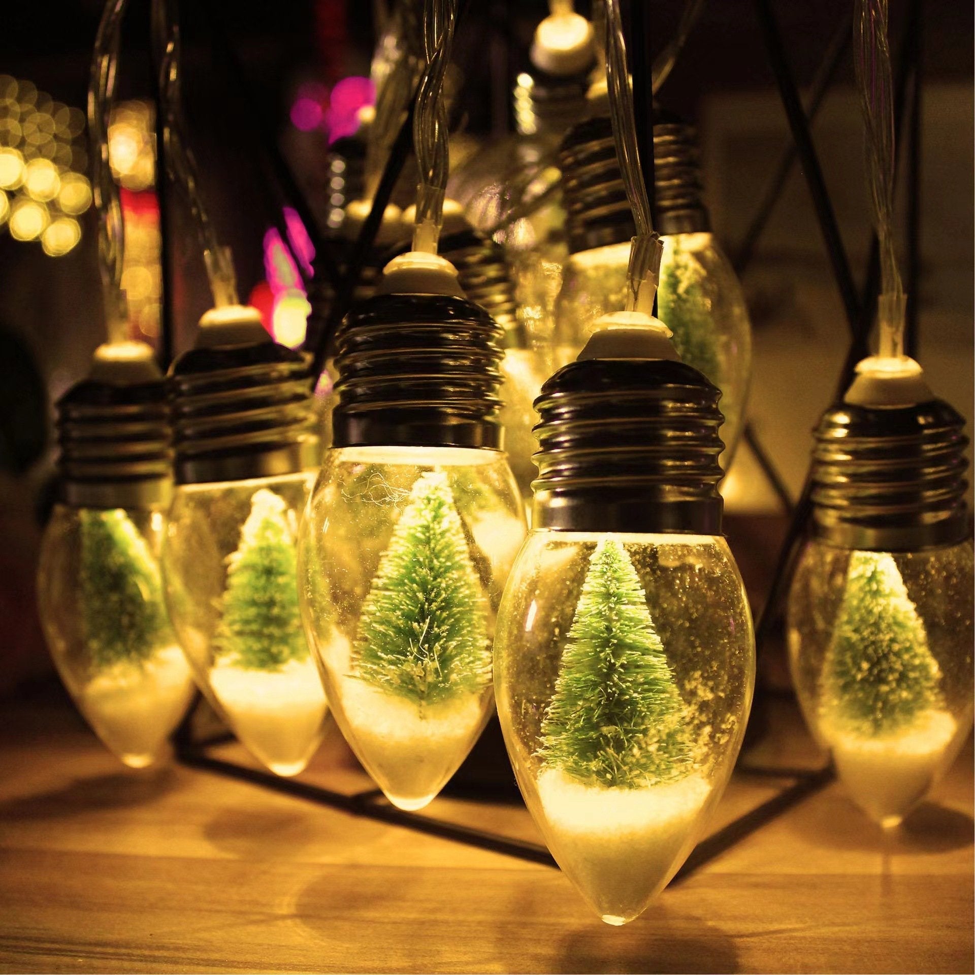 Christmas Vintage LED String Lights – Festive Holiday Decor