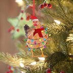 Christmas Chicken Ornament | Funny Holiday Tree Decoration & Gift 2025