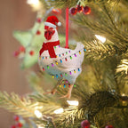 Christmas Chicken Ornament | Funny Holiday Tree Decoration & Gift 2025