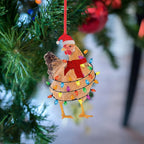 Christmas Chicken Ornament | Funny Holiday Tree Decoration & Gift 2025