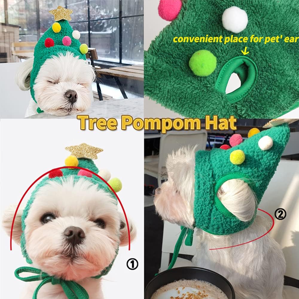 Adorable Christmas Tree Pom-Pom Hat – Festive Holiday Headwear