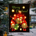 Christmas LED Garden Flag | Outdoor Holiday Decor & Lighted Yard Flags 2025