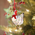 Christmas Chicken Ornament | Funny Holiday Tree Decoration & Gift 2025