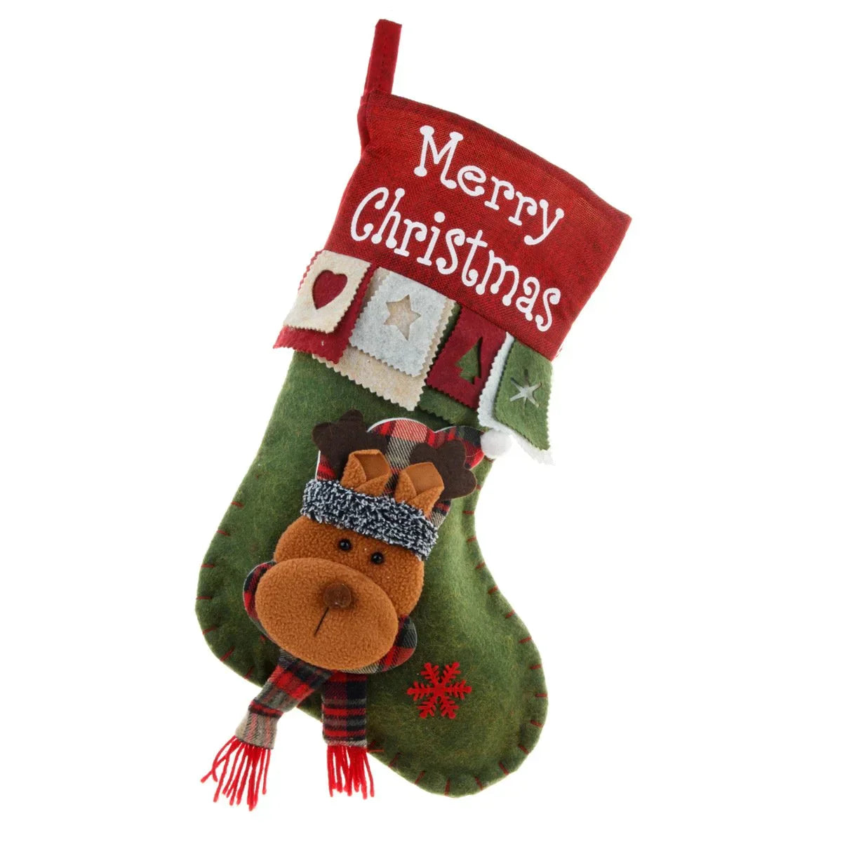 Christmas Stocking 2025 | Classic Holiday Decoration & Gift Holder