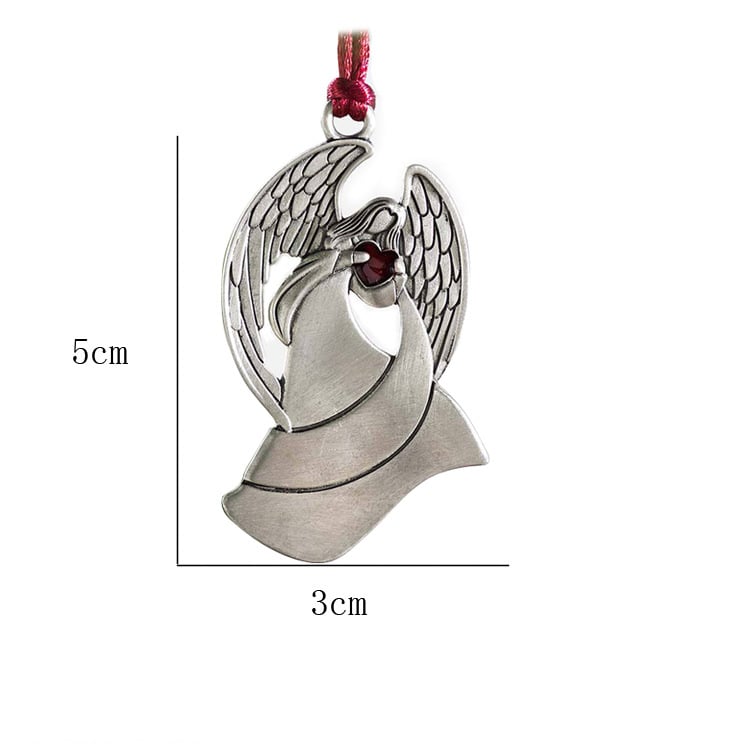Solid Pewter Christmas Tree Ornament – Elegant Holiday Decoration