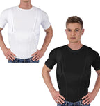 MEN/WOMEN’S CONCEALED LEATHER HOLSTER T-SHIRT