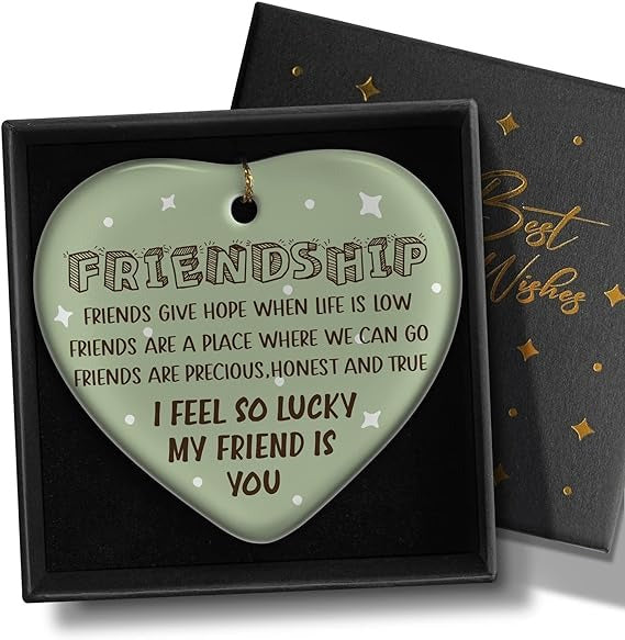 Christmas Heart Hanging Ornament | Holiday Tree Decoration & Gift 2025