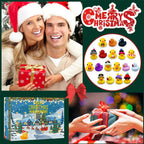 24-Piece Christmas Rubber Ducks Advent Calendar – Holiday Countdown Fun