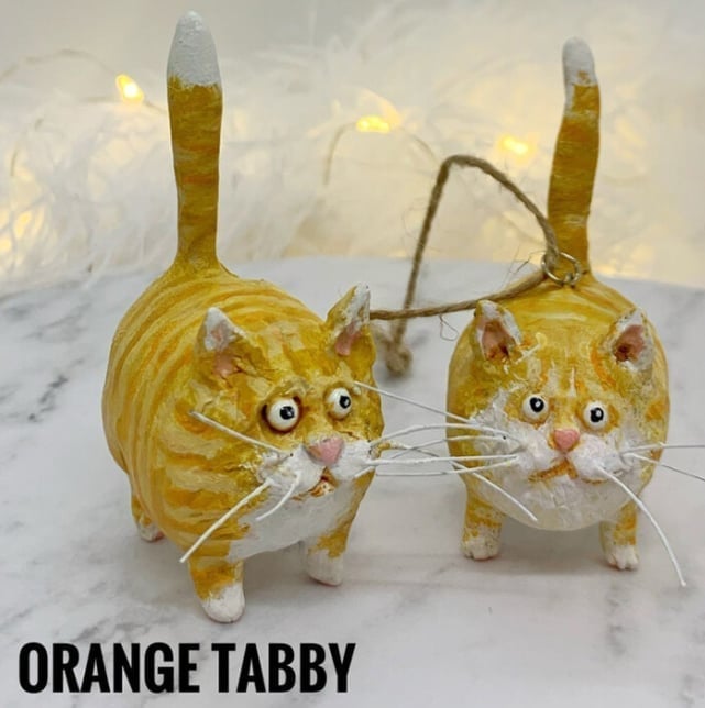 Kitty Miniature Sculpture | Cute Cat Figurine Home Decor 2025