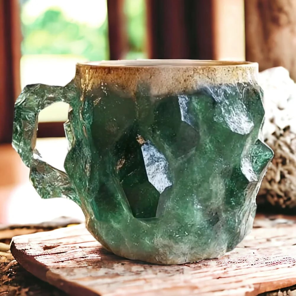 Christmas Mineral Crystal Coffee Mug – Stylish 2025 Holiday Gift