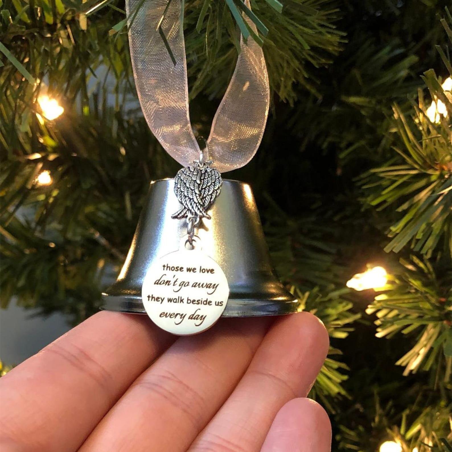 Angel Wings Bell Ornament | Memorial Christmas Decoration 2025