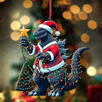 Godzilla Christmas Ornament – Unique Holiday Tree Decoration