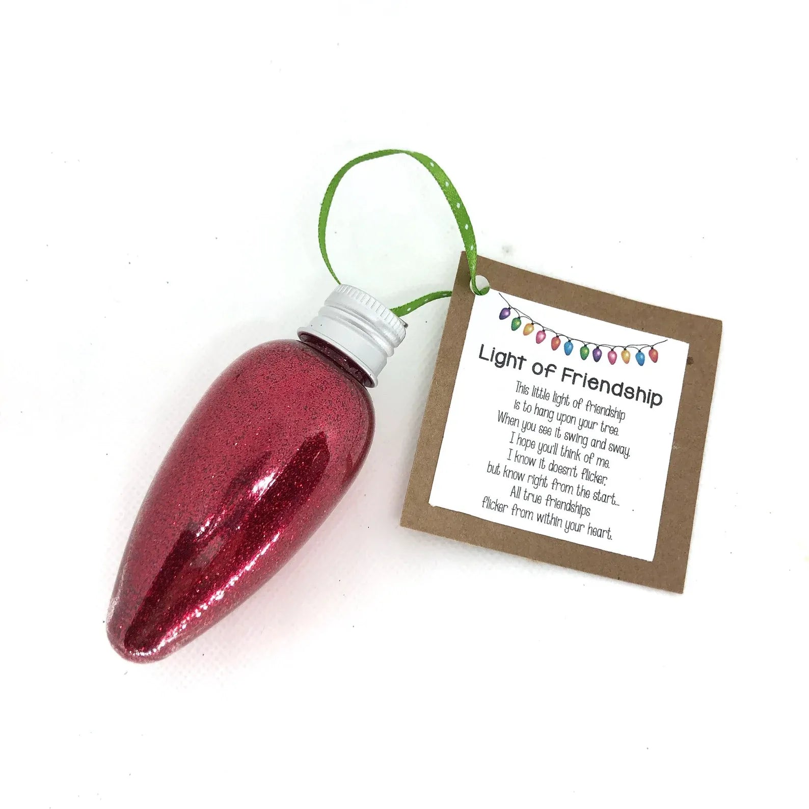 Lights of Friendship Christmas Ornament – Heartfelt Holiday Decoration