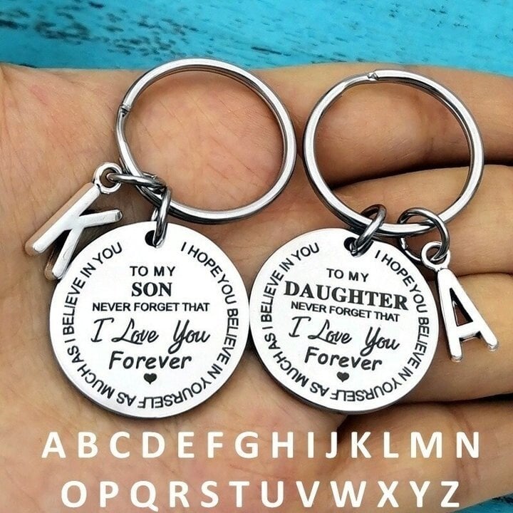My Son/Daughter I Love You Forever” Keychain – Best Gift for Mom & Dad