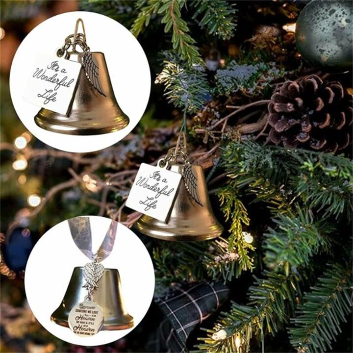 Angel Wings Bell Ornament | Memorial Christmas Decoration 2025