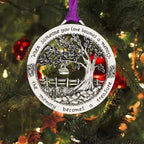 Solid Pewter Christmas Tree Ornament – Elegant Holiday Decoration