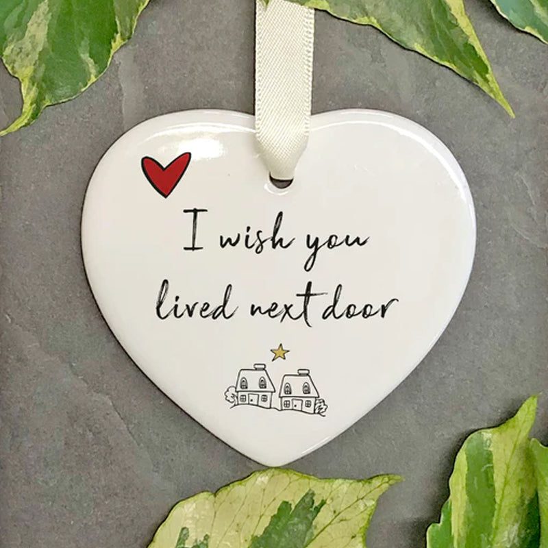 Christmas Heart Ornament 2025 | Hanging Holiday Tree Decoration Gift