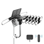 2025 Long-Range 360° Rotating Outdoor HD TV Antenna – Digital Reception with Free HD Channels & Motorized Signal Booster