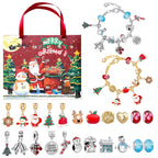 24 Pcs DIY Christmas Advent Calendar Bracelets Set | Holiday Jewelry Gift 2025