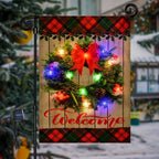 Christmas LED Garden Flag | Outdoor Holiday Decor & Lighted Yard Flags 2025
