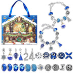 24 Pcs DIY Christmas Advent Calendar Bracelets Set | Holiday Jewelry Gift 2025