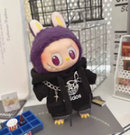 Labubu V1 V2 Doll Clothing Set – Fashion Hoodie & Pants Outfit | Streetwear Accessories for Labubu Dolls, Collectible Toy Clothes