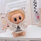 Labubu V1 V2 Doll Clothing Set – Fashion Hoodie & Pants Outfit | Streetwear Accessories for Labubu Dolls, Collectible Toy Clothes