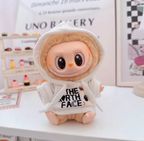 Labubu V1 V2 Doll Clothing Set – Fashion Hoodie & Pants Outfit | Streetwear Accessories for Labubu Dolls, Collectible Toy Clothes