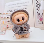 Labubu V1 V2 Doll Clothing Set – Fashion Hoodie & Pants Outfit | Streetwear Accessories for Labubu Dolls, Collectible Toy Clothes