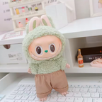 Labubu V1 V2 Doll Clothing Set – Fashion Hoodie & Pants Outfit | Streetwear Accessories for Labubu Dolls, Collectible Toy Clothes