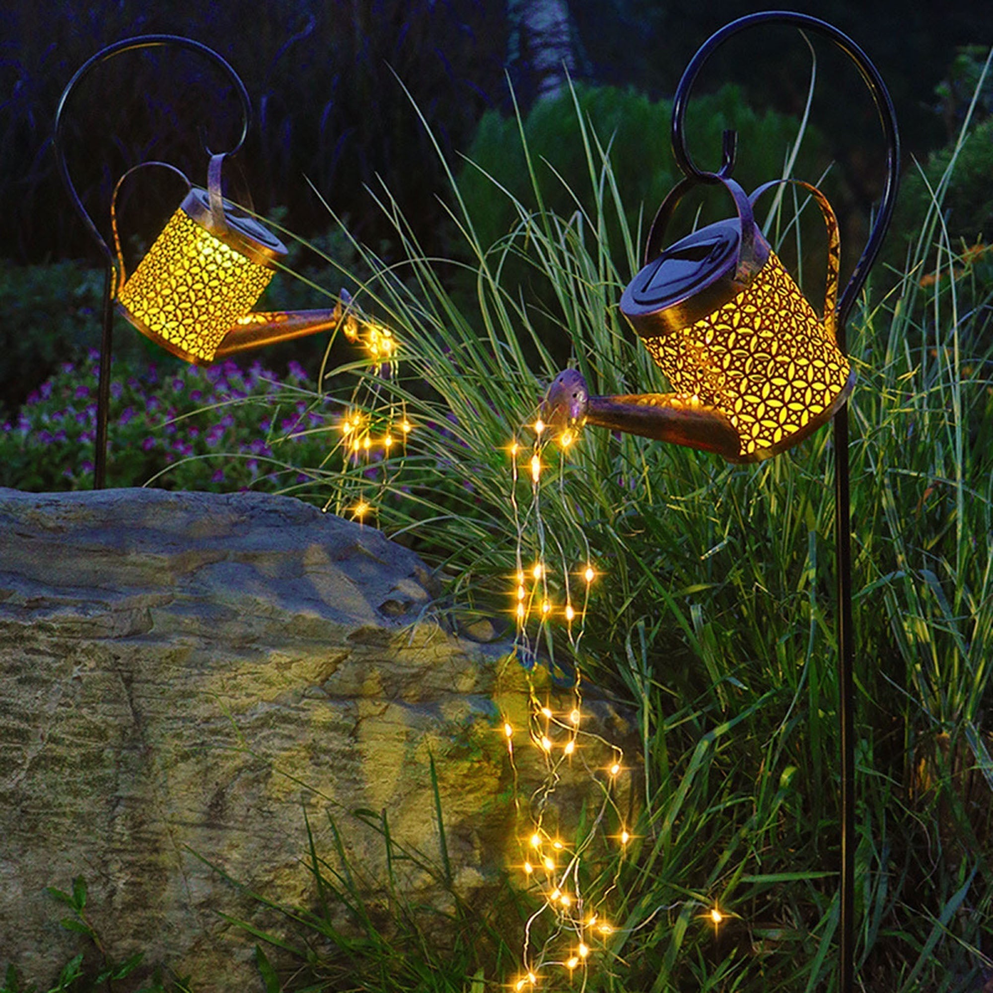 Enchanted Solar Watering Can Lights | Outdoor Garden Decoration 2025