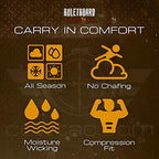 MEN/WOMEN’S CONCEALED LEATHER HOLSTER T-SHIRT