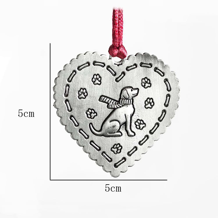 Solid Pewter Christmas Tree Ornament – Elegant Holiday Decoration