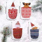 Lovely Knitted Doll Christmas Gift Bags | Reusable Holiday Packaging 2025