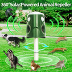 360° Animal Repellent Deterrent – 3-in-1 Ultrasonic, Motion Sensor & Flash Light Pest Control