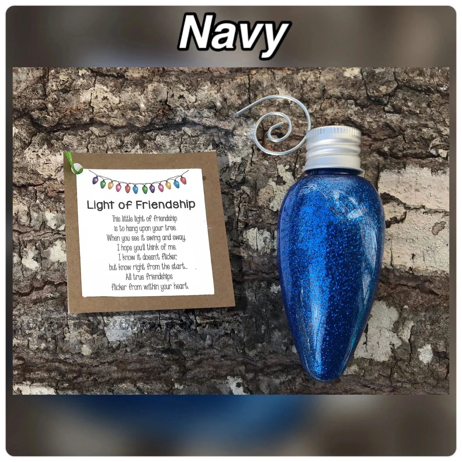 Lights of Friendship Christmas Ornament – Heartfelt Holiday Decoration