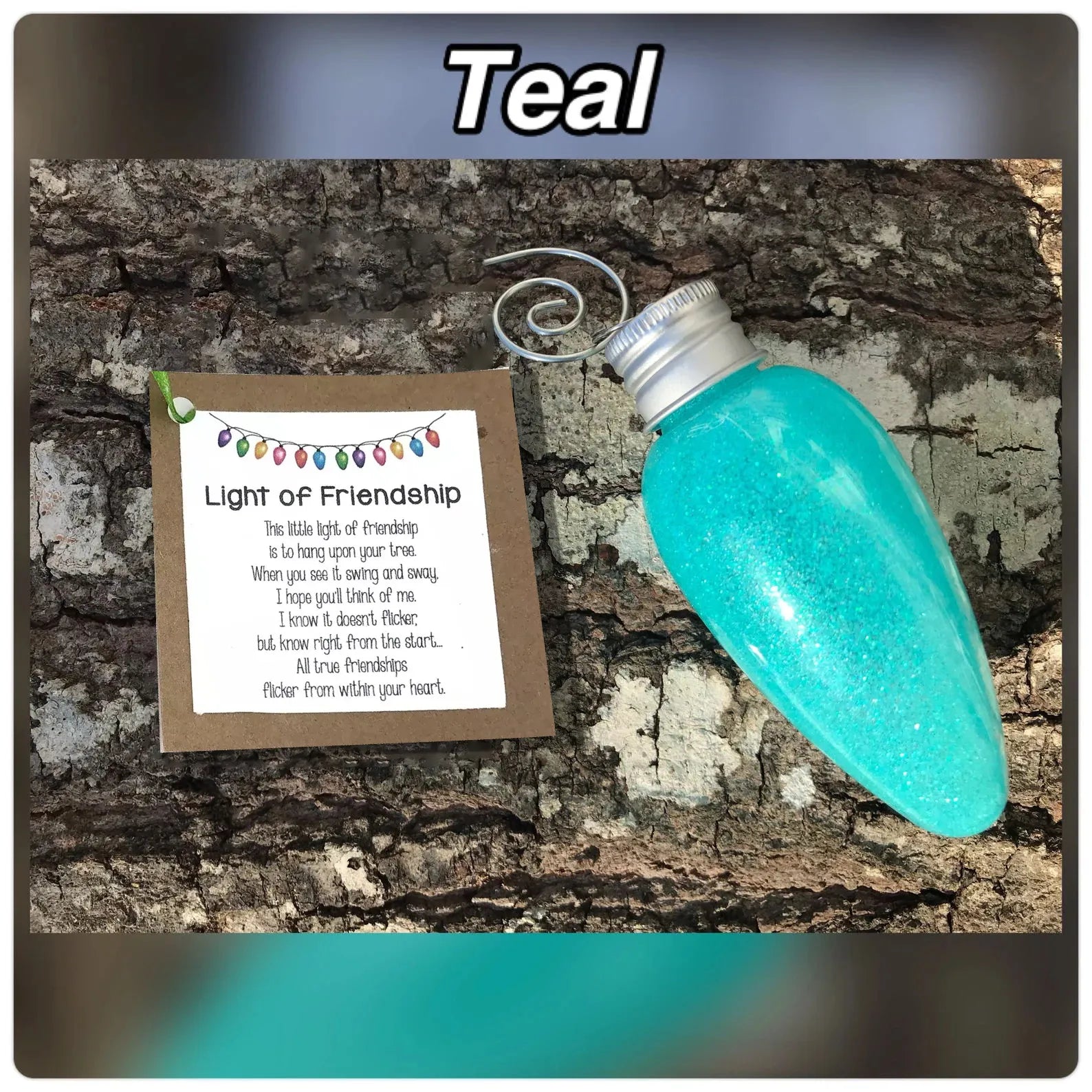 Lights of Friendship Christmas Ornament – Heartfelt Holiday Decoration