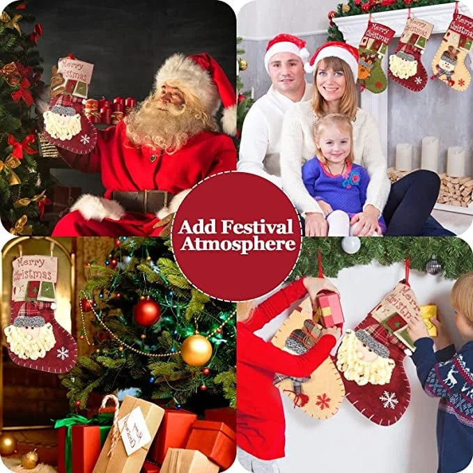Christmas Stocking 2025 | Classic Holiday Decoration & Gift Holder