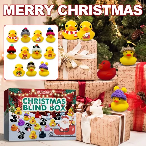 Christmas Rubber Ducks Advent Calendar | Fun Holiday Gift for Kids 2025