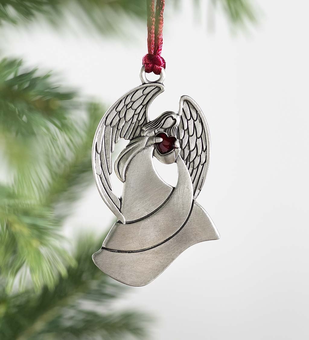Solid Pewter Christmas Tree Ornament – Elegant Holiday Decoration