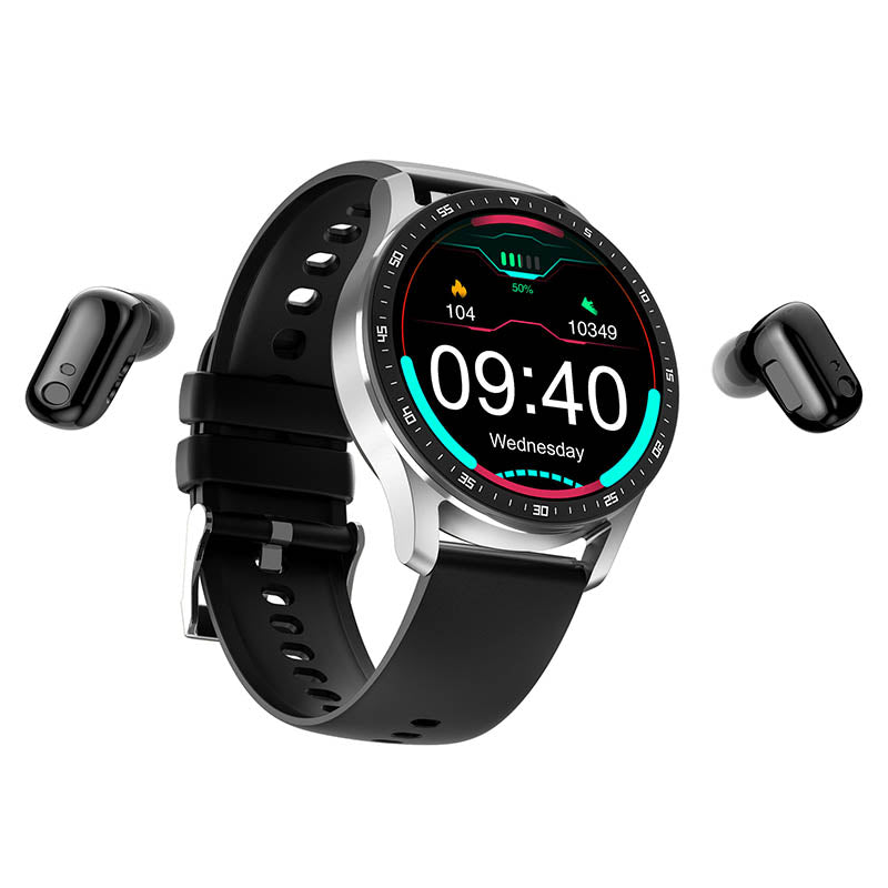 2 IN 1 Smartwatch With Earphones