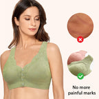 Mila Secret - Zero Feel Lace Full Coverage Front Closure Bra – LAST DAY SALE 70% OFF