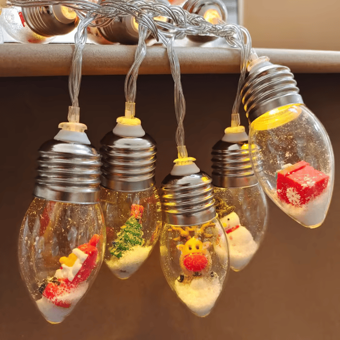 Christmas Vintage LED String Lights – Festive Holiday Decor
