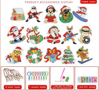 Christmas DIY Diamond Painting Keychain | Handmade Holiday Gift 2025