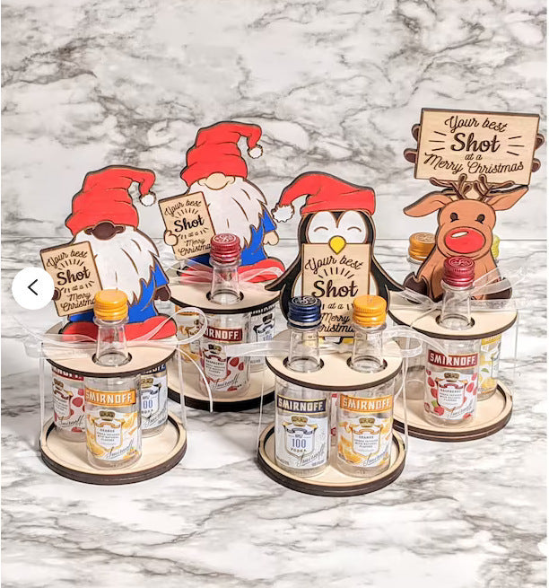 Christmas Unique Money & Mini Liquor Bottle Holder – Funny Holiday Gift Idea 🎅